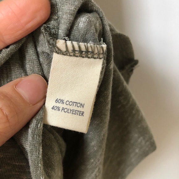 BKE Heathered Olive Lace Up Muscle Tank Top Medium M - Picture 7 of 10